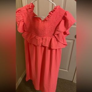Brand new bright pink dress never worn. New with tags.